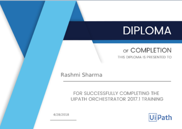 Automation Orchestrator Diploma _ UiPath