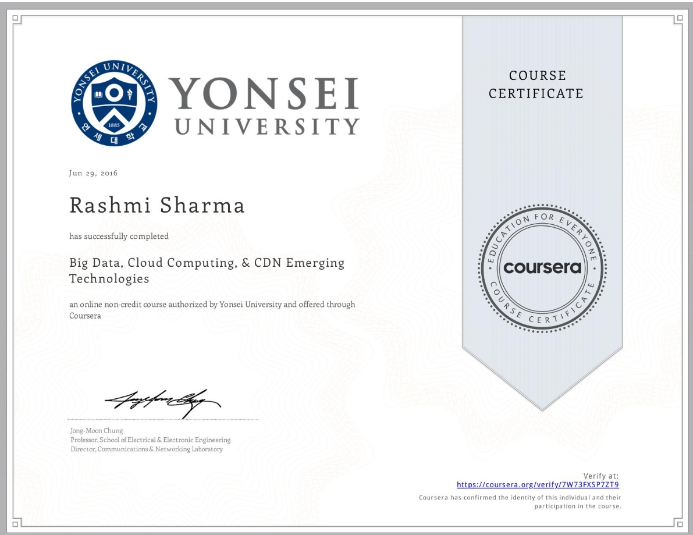 Big Data, Cloud Computing and CDN Emerging Tecnologoes _ Yonsei Uni