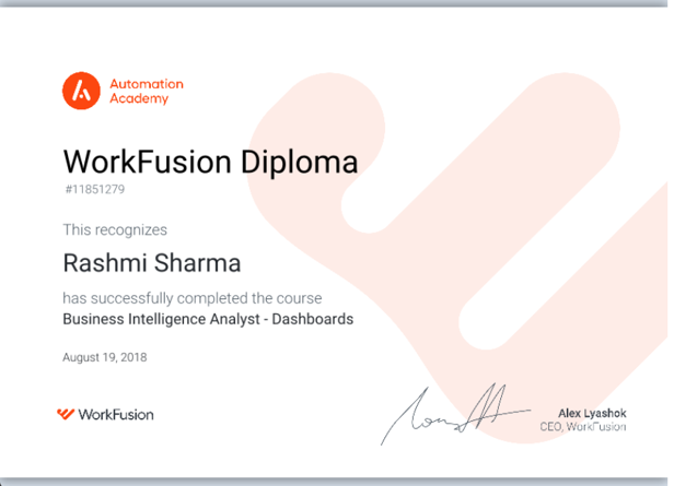 Business Intelligence Analyst Diploma _ Workfusion
