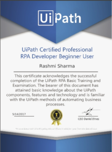 Certified Professional RPA Developer _ UiPath