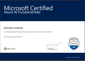 MSFT Certified on Azure AI