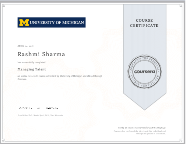 Managing Talent _ University of Michigan
