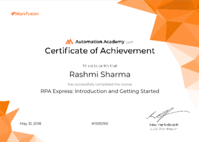 RPA Express_ Workfusion Automation Academy